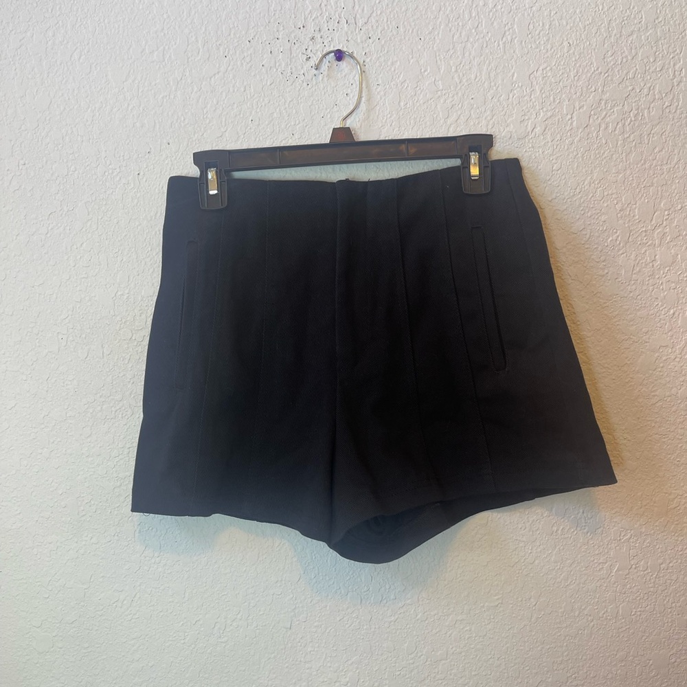 Zara black high waist shorts size XS